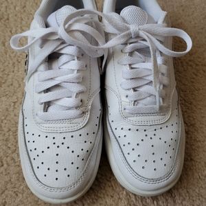 Nike Women's Court Vision Low DD9665-100 White Leopard Shoes Size 6